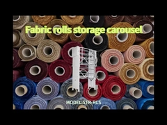 Roller Blind Fabric Rolls Storage Carousel