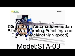 Semi-automatica Venetian Blind Slat Forming, Punching and Cutting Machine ((alta velocità)