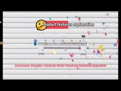 Automatic Wooden Venetian Blind Punching Machine(upgraded)