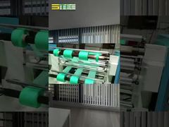 Automatic fabric roll slitting machine
