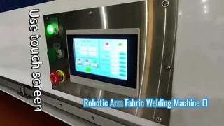 Robotic Arm Fabric Welding Machine 🔥