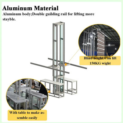 Double Station Blind Inspection Hoist Machine 3000mm Inspection Hoist Roller