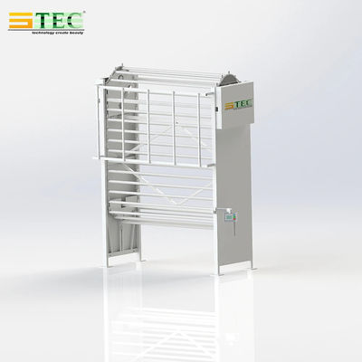 Venetian Blind Fabric Rolls Curtain Machine Carousel Storage System For 30 Rolls