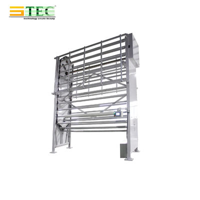 Venetian Blind Fabric Rolls Curtain Machine Carousel Storage System For 30 Rolls