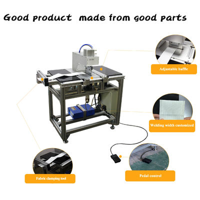 Ultrasonic Vertical Blind Sewing Welding Machine Motorized For Home Textile