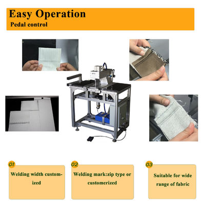 Ultrasonic Vertical Blind Sewing Welding Machine Motorized For Home Textile