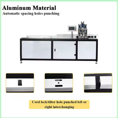 50mm Vertical Blind Slat Cutting Machine Headrails Bottom Rails Cutting And Punching