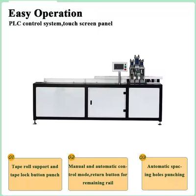 50mm Vertical Blind Slat Cutting Machine Headrails Bottom Rails Cutting And Punching