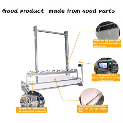 Automatic Home Textile Fabric Cutting Machine With Lightbox 200KG