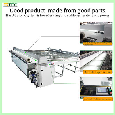 Ultrasonic Crush Roller Blind Machine Fabric Separator Home Fabric Cutting Machine 2KW