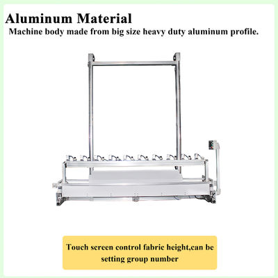 Automatic Curtain Machine 3 - 6KG/Cm2 Fabric Cutting Machine Fabric Height Inspecting