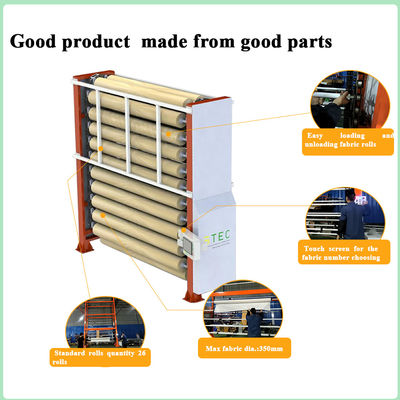 3.2m Blind Inspection Hoist Machine 6kw Industrial Textile Roll Carousel System
