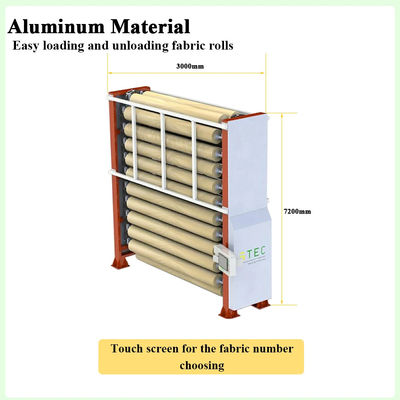Home Textile Curtain Machine Vertical Storage Carousel With Roller Blind