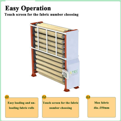 Home Textile Curtain Machine Vertical Storage Carousel With Roller Blind