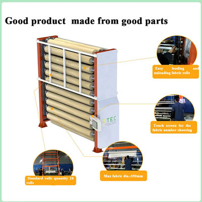 Home Textile Curtain Machine Vertical Storage Carousel With Roller Blind