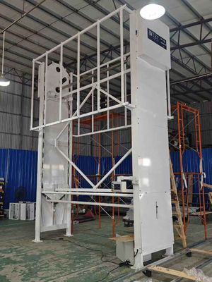Heavy Duty Blind Inspection Hoist Machine Steel Frame Rotary Fabric Roll Storage Carousel