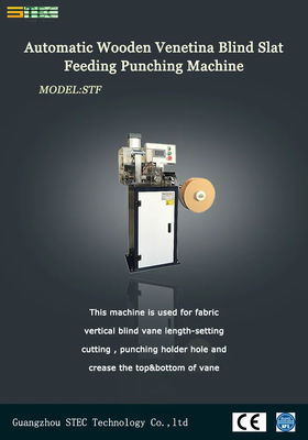 Automatic Fabric Vertical Blind Cutter Making Machine Vane Punching 700w