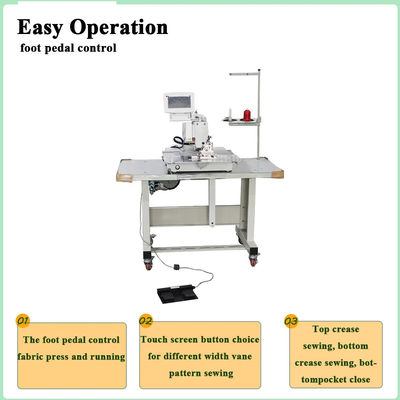 Desktop Blind Vane Stitching System 0.25MPa ~ 0.4MPa Compact Auto Stitching Machine