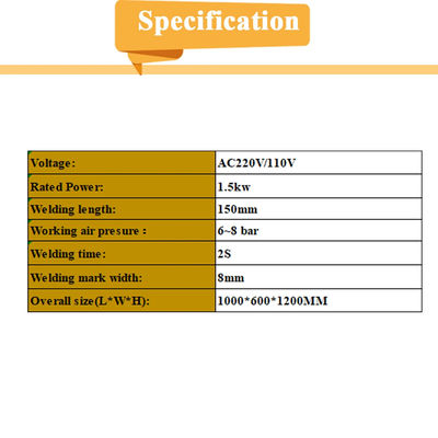 Desktop Blind Vane Stitching System 0.25MPa ~ 0.4MPa Compact Auto Stitching Machine