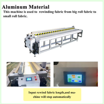 Fully Automatic Feeding Counting And Collecting Roller Blind Fabric With Manual Cutting Function Machine