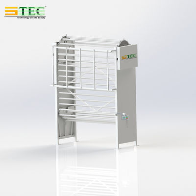 6KW Automated Fabric Roll Storage System Vertical Carousel Curtain Machine Material Selection 56 Roll Capacity