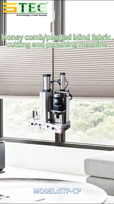 Multifunction Honeycomb Automated Pleated & Cellular Shade Fabrication System Pleated Blind Fabric Cutting And Punching Machine