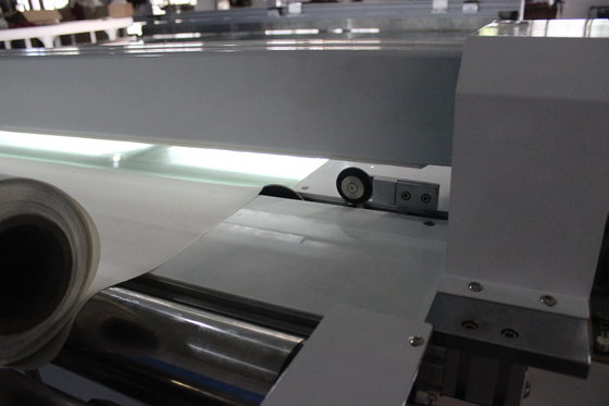 Ultrasonic&Crush 2in1 Roller Blind Fabric Cutting Machine with Automatic Measuring Stop