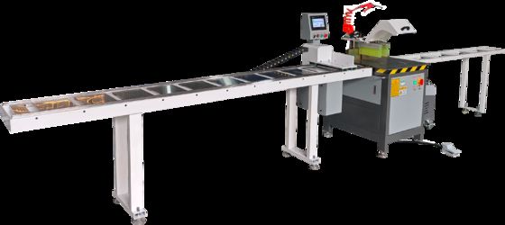 Precision Automatic Measuring Aluminum Tube / Wood Slat Cutting Machine