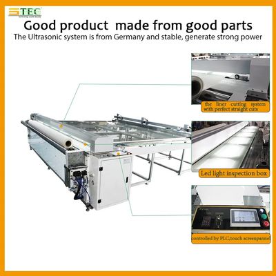 Automatically Roller Blinds Fabric Cutting Machine Two Models Cutting Crush Blade and Ultrasonic Cutting
