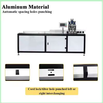 Total Automatically Venetian Rail Cutting Punching Measuring Machine