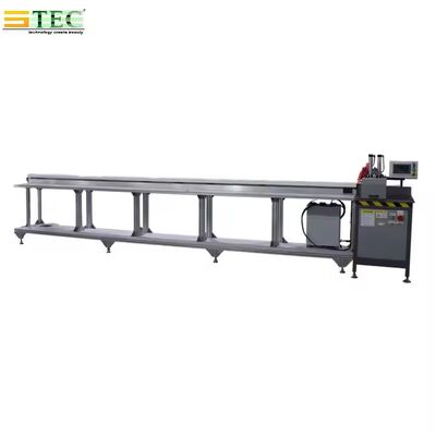 Ninety Degree Aluminum Cutting Machine Aluminum Rails Venetian Component