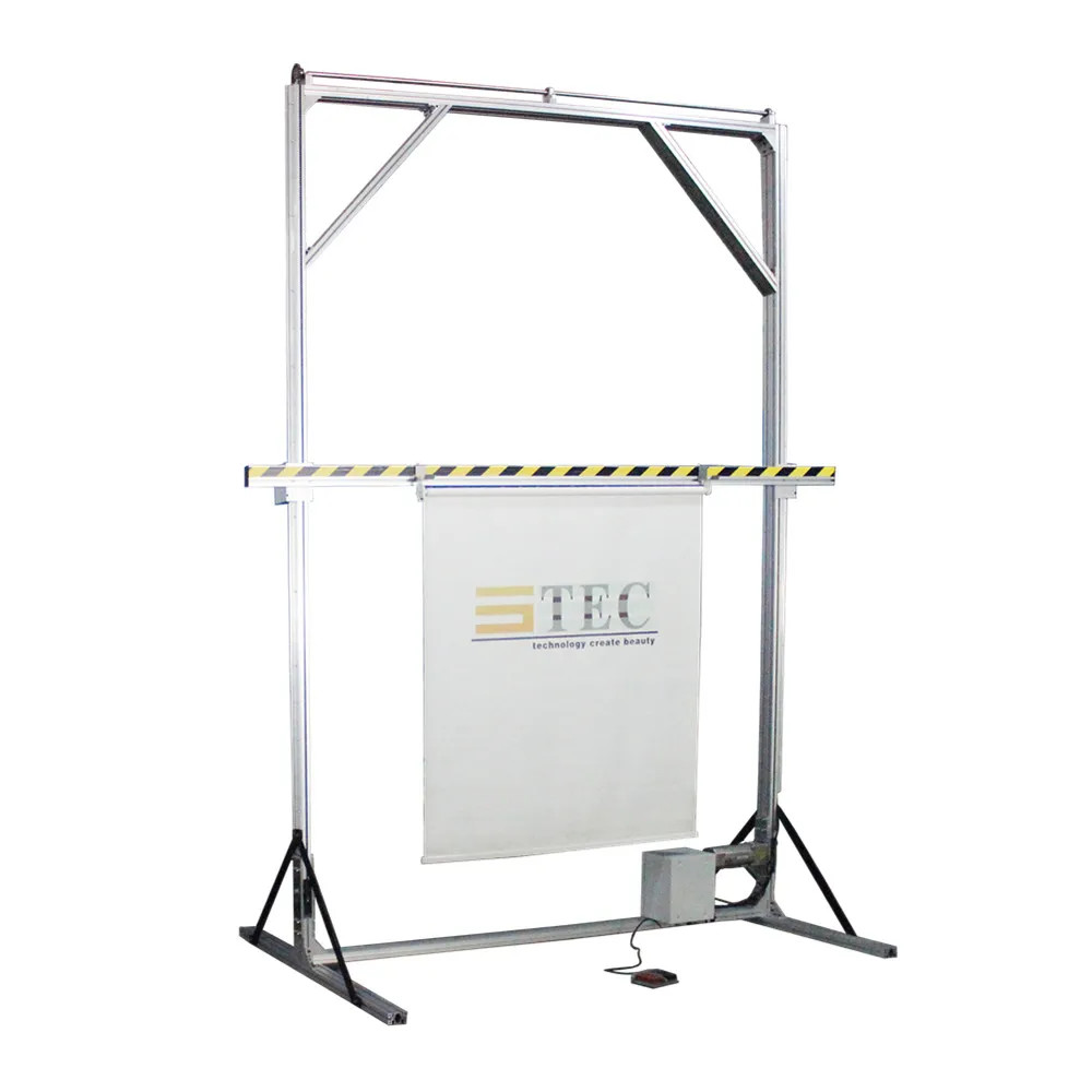 Dual Pole Blinds Inspecting Hoist With Light Box Inspection Hoist For Blinds