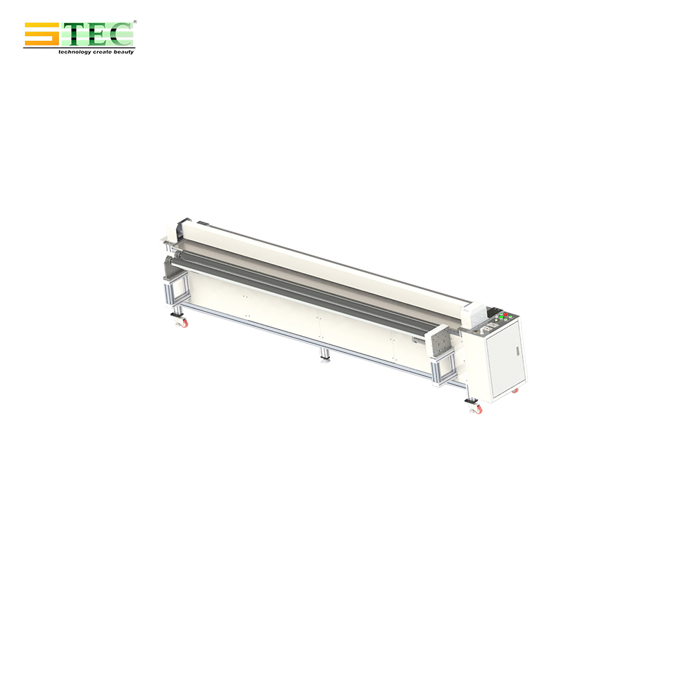 STEC Automatic zebra Windproof Roller Blinds Fabric Blind Curtain Cutting Machine with Measuring Back Stop