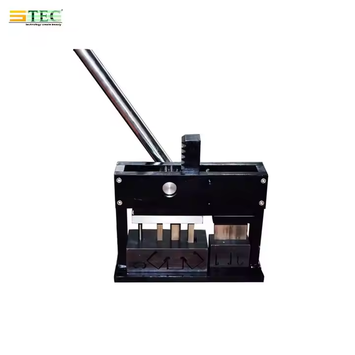 Small operating machine venetian Rail Steel Cutting Punching Machine