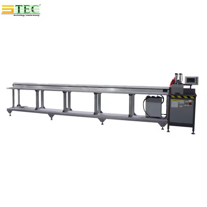 Ninety Degree Aluminum Cutting Machine Aluminum Rails Venetian Component