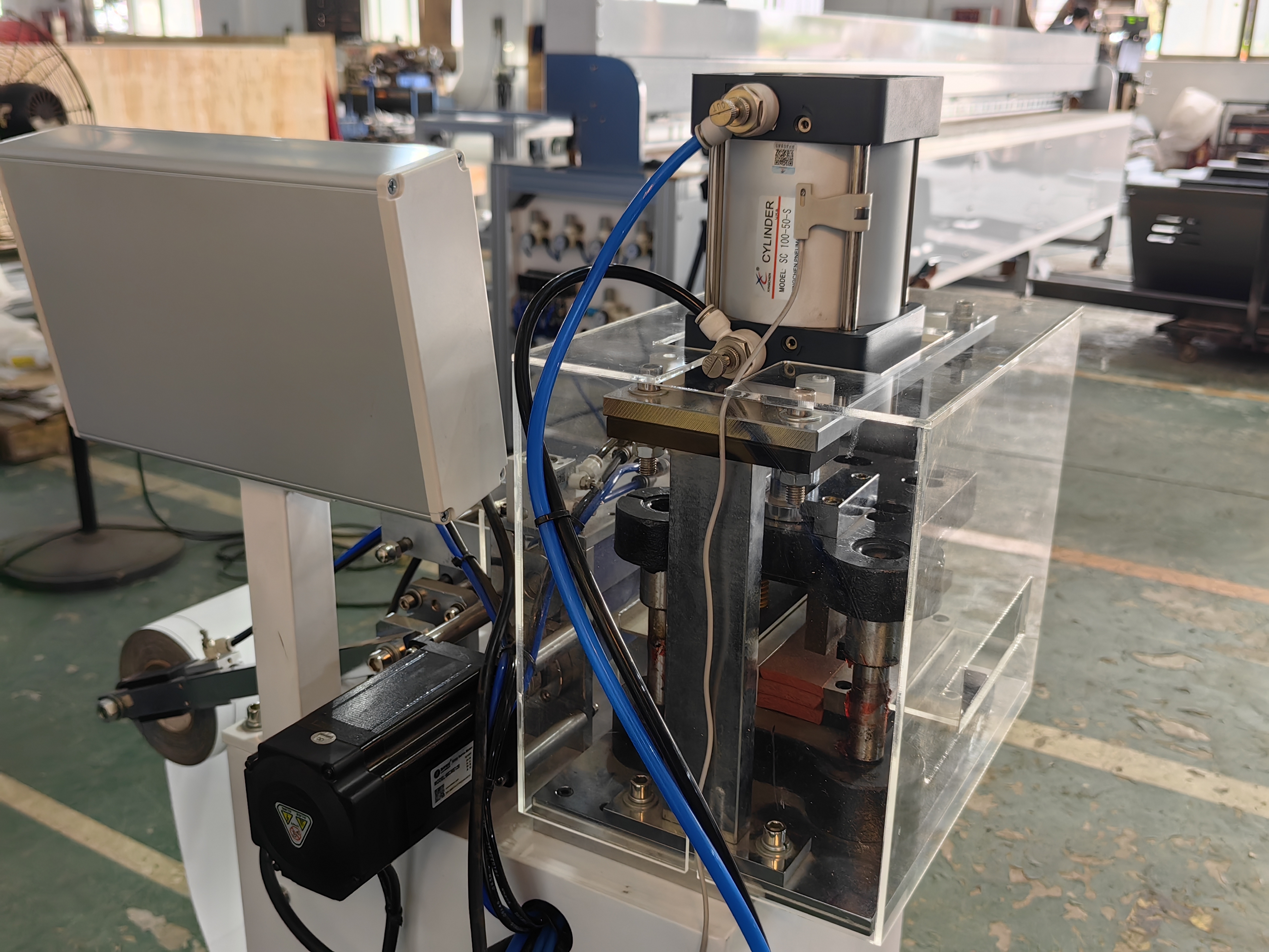 Automatic Vertical Blind Processing Machine Cutting And Punching Fully Auto