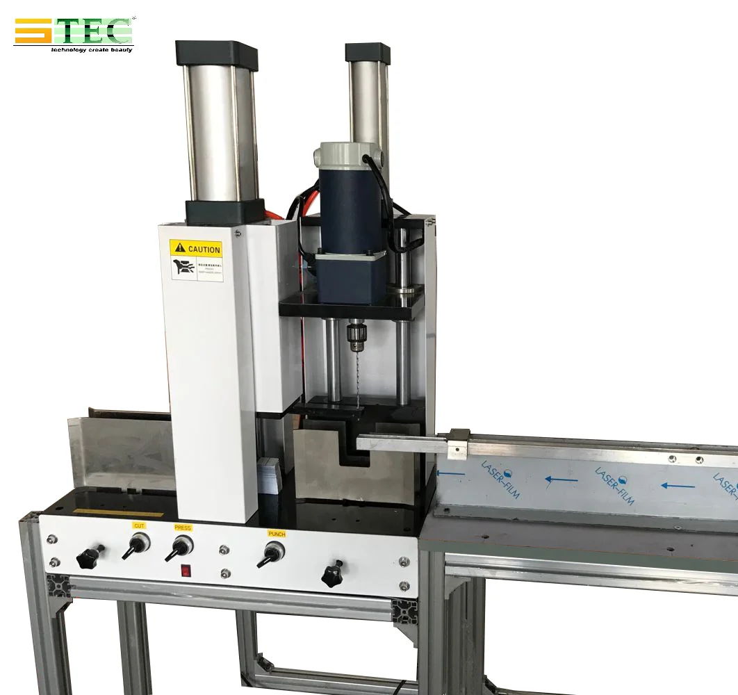 Pneumatic Honeycomb Blinds Width Changable Cutting PunchingMachine