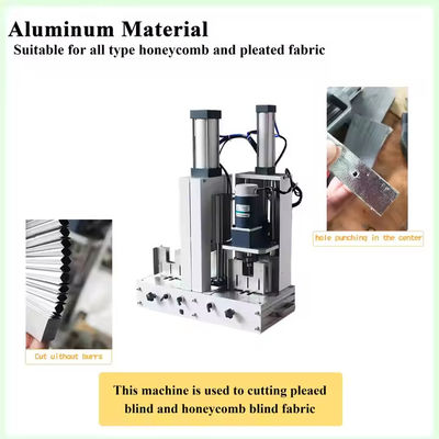 Good price Honeycomb Automated Pleated & Cellular Shade Fabrication System Pleated Blind Fabric Cutting And Punching Machine online