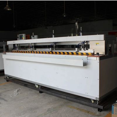 Un buen precio. Máquina de soldadura de tela de doble cara para soldadura de empalme de bolsillo con cremallera Soldadura automática Posición de trabajo doble en línea