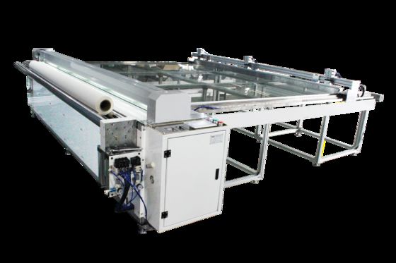 Un buon prezzo. Macchina di taglio tessuti a ultrasuoni e a rullo frantumatore 2 in 1 in linea