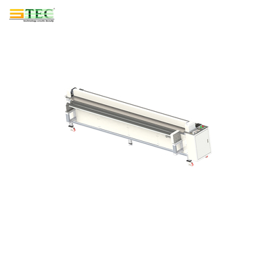 STEC Automatic zebra Windproof Roller Blinds Fabric Blind Curtain Cutting Machine with Measuring Back Stop